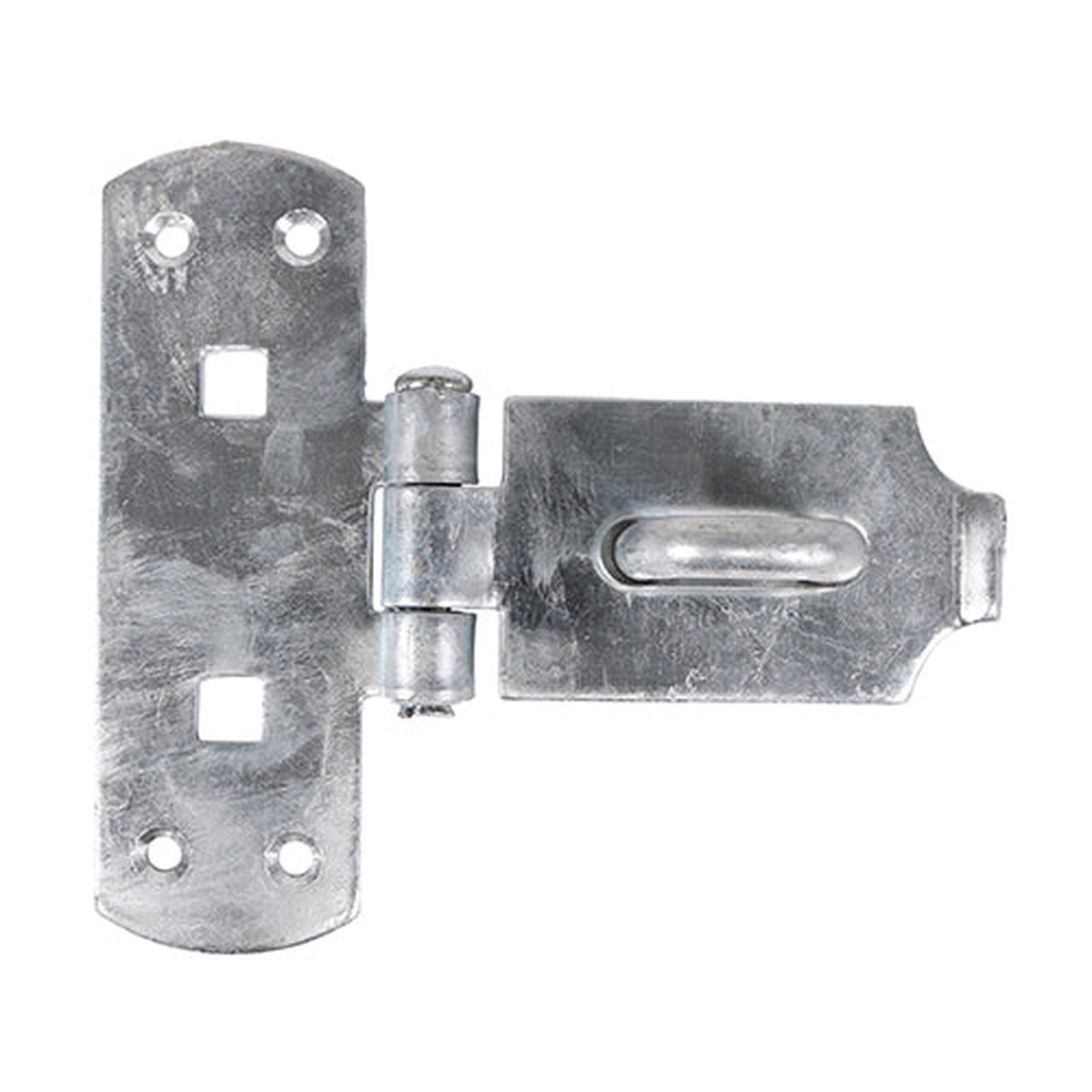 Timco - Vertical Pattern Bolt On Hasp & Staple - Heavy Duty - Hot Dipped Galvanised 6" (1 Each Plain Bag)
