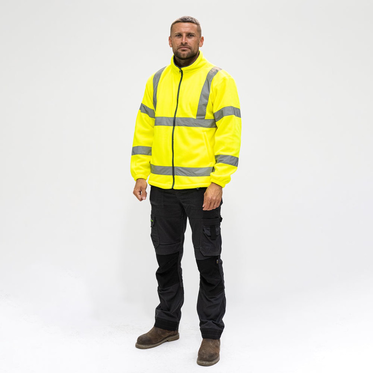 Timco - Hi-Visibility Fleece Jacket - Yellow Small (1 Each Bag)