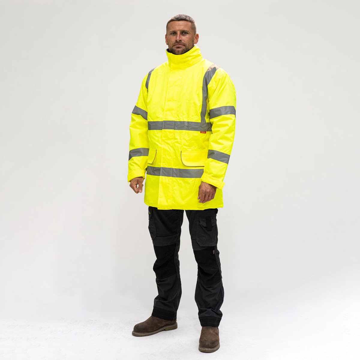 Timco - Hi-Visibility Parka Jacket - Yellow Small (1 Each Bag)