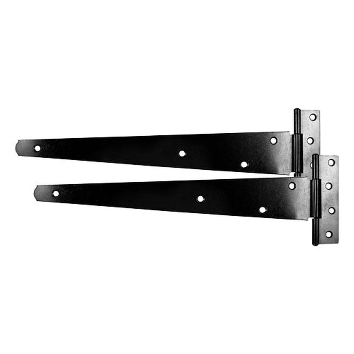 Timco - Pair of Medium Tee Hinges - Black 12" (1 Pairs Plain Bag)