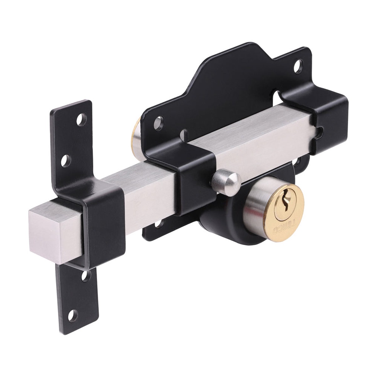 Timco - Throw Locks - Double - Black 50mm (1 Each Box)
