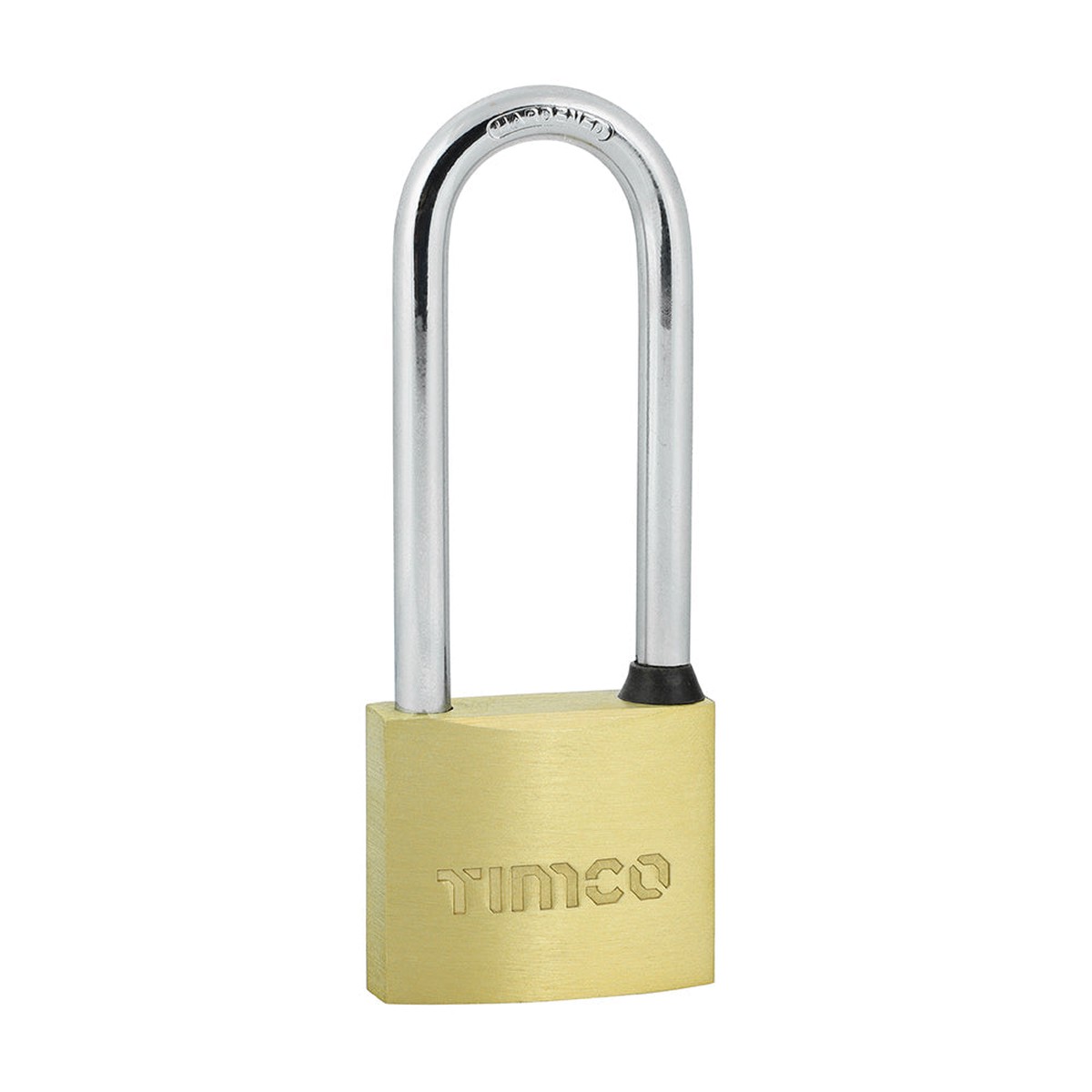 Timco - Brass Padlock Long Shackle 40mm (1 Each Blister Pack)