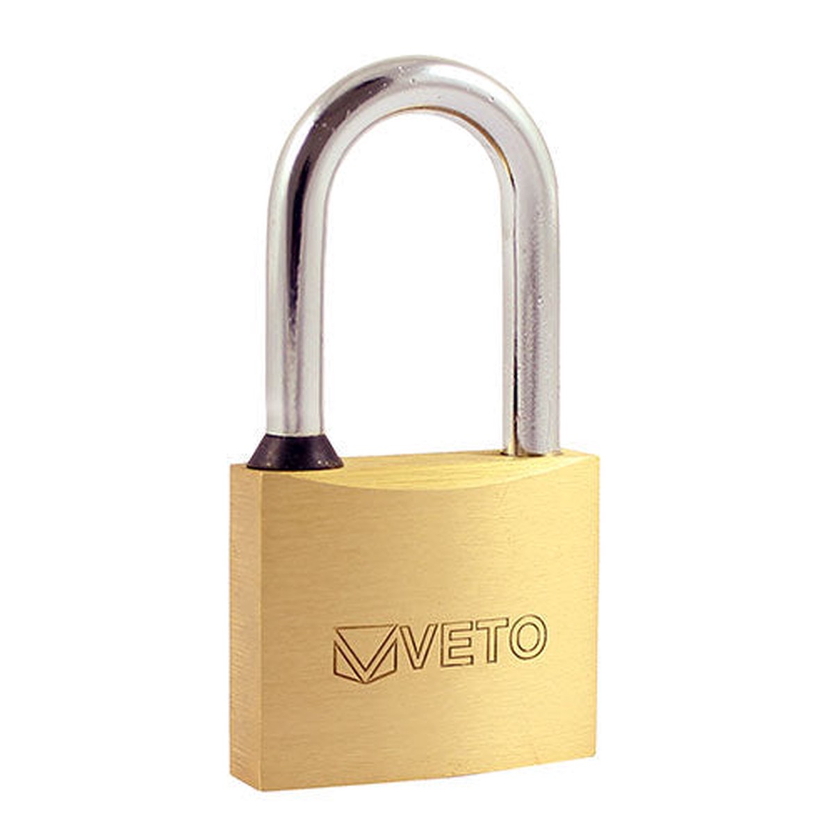 Timco - Brass Padlock Long Shackle 50mm (1 Each Blister Pack)