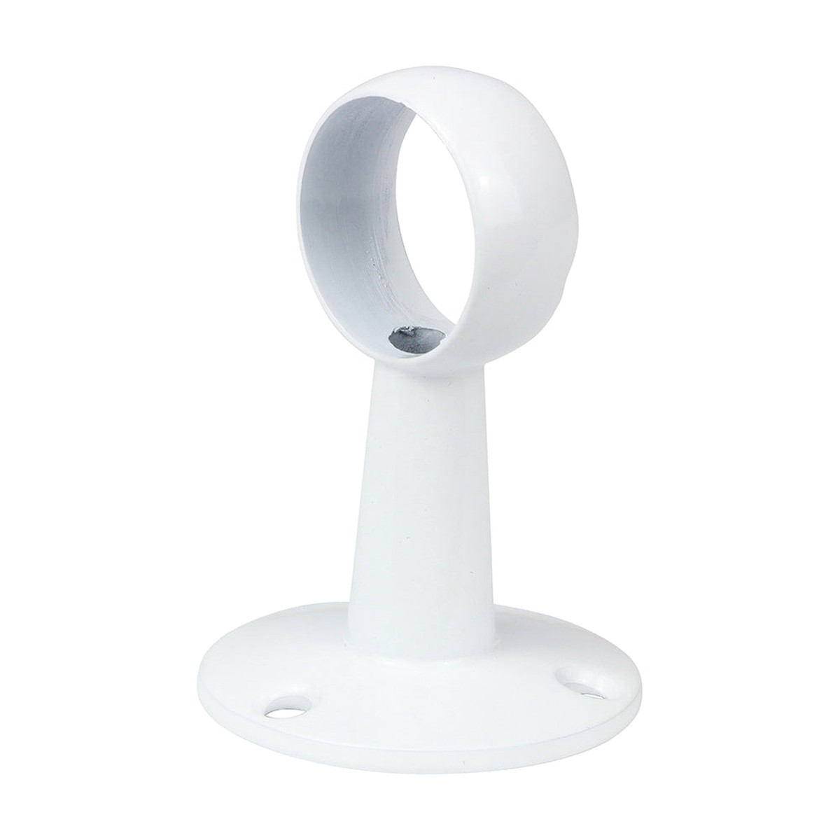 Timco - Centre Bracket - For Round Tube - White 25mm (1 Each Bag)