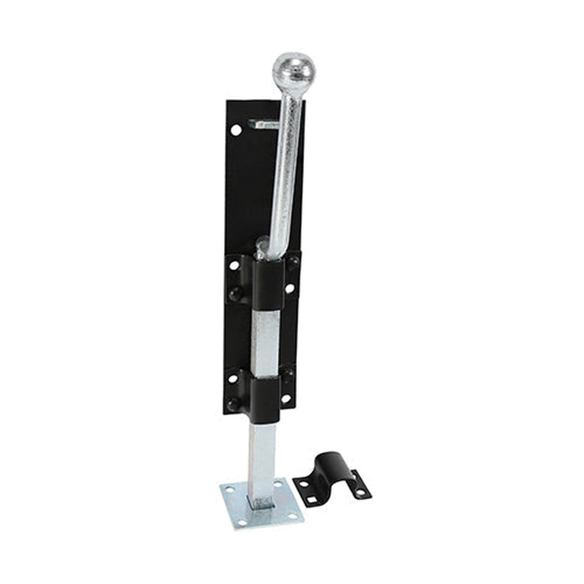 Timco - Monkey Tail Bolt - Black 12" (1 Each Plain Bag)