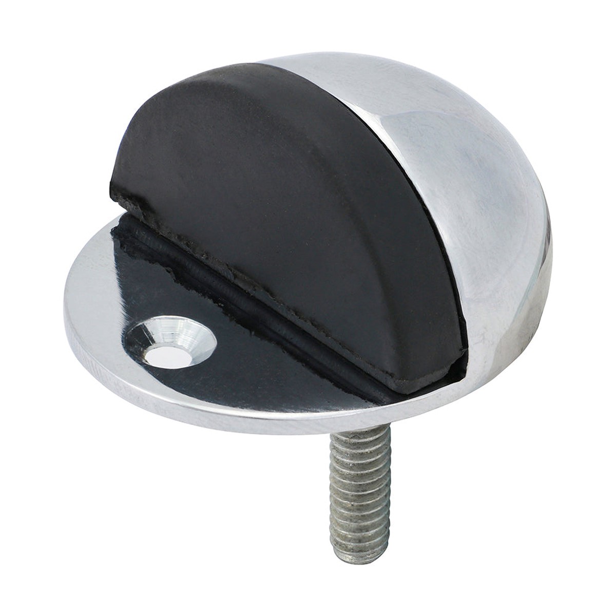 Timco - Oval Door Stop - Polished Chrome 47mm (1 Each Bag)