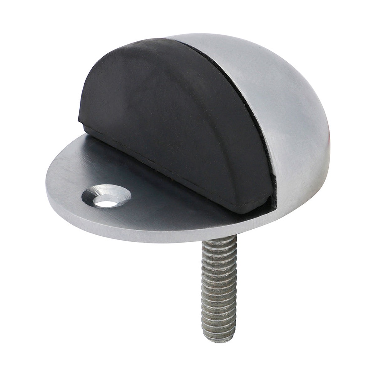 Timco - Oval Door Stop - Satin Chrome 47mm (1 Each Bag)