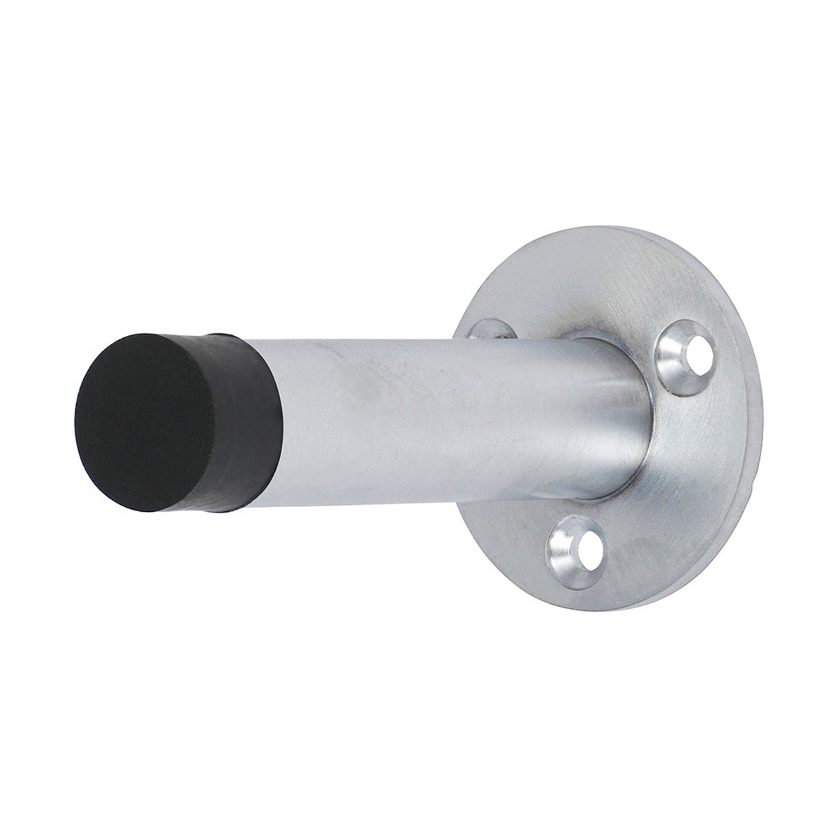 Timco - Projection Door Stop - Satin Chrome 70mm (1 Each Bag)