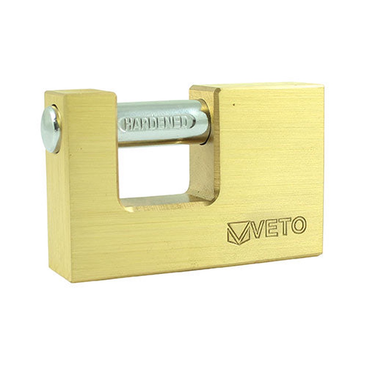 Timco - Rectangular Brass Padlock 75mm (1 Each Blister Pack)