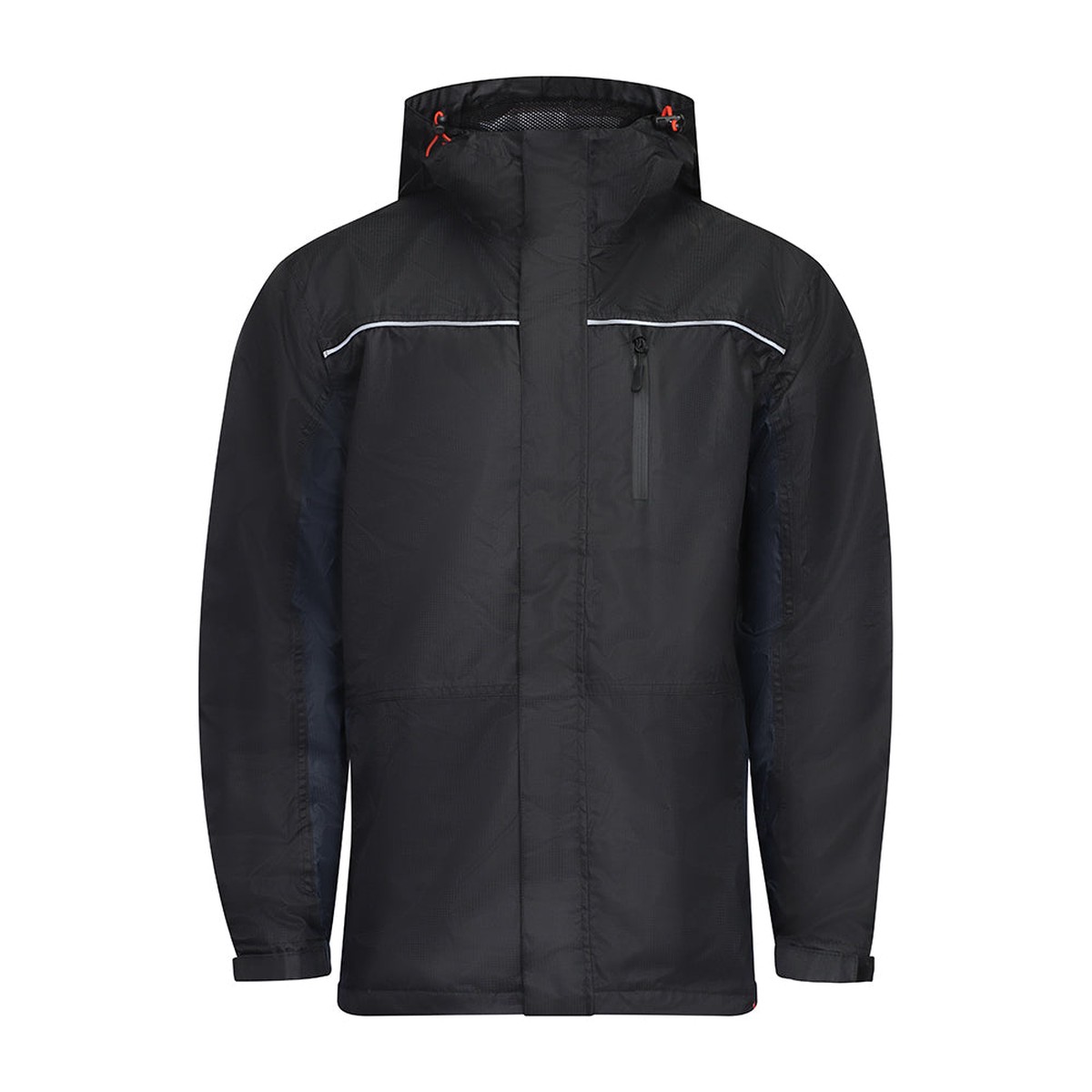 Timco - Waterproof Lined Rain Jacket - Black Medium (1 Each Bag)