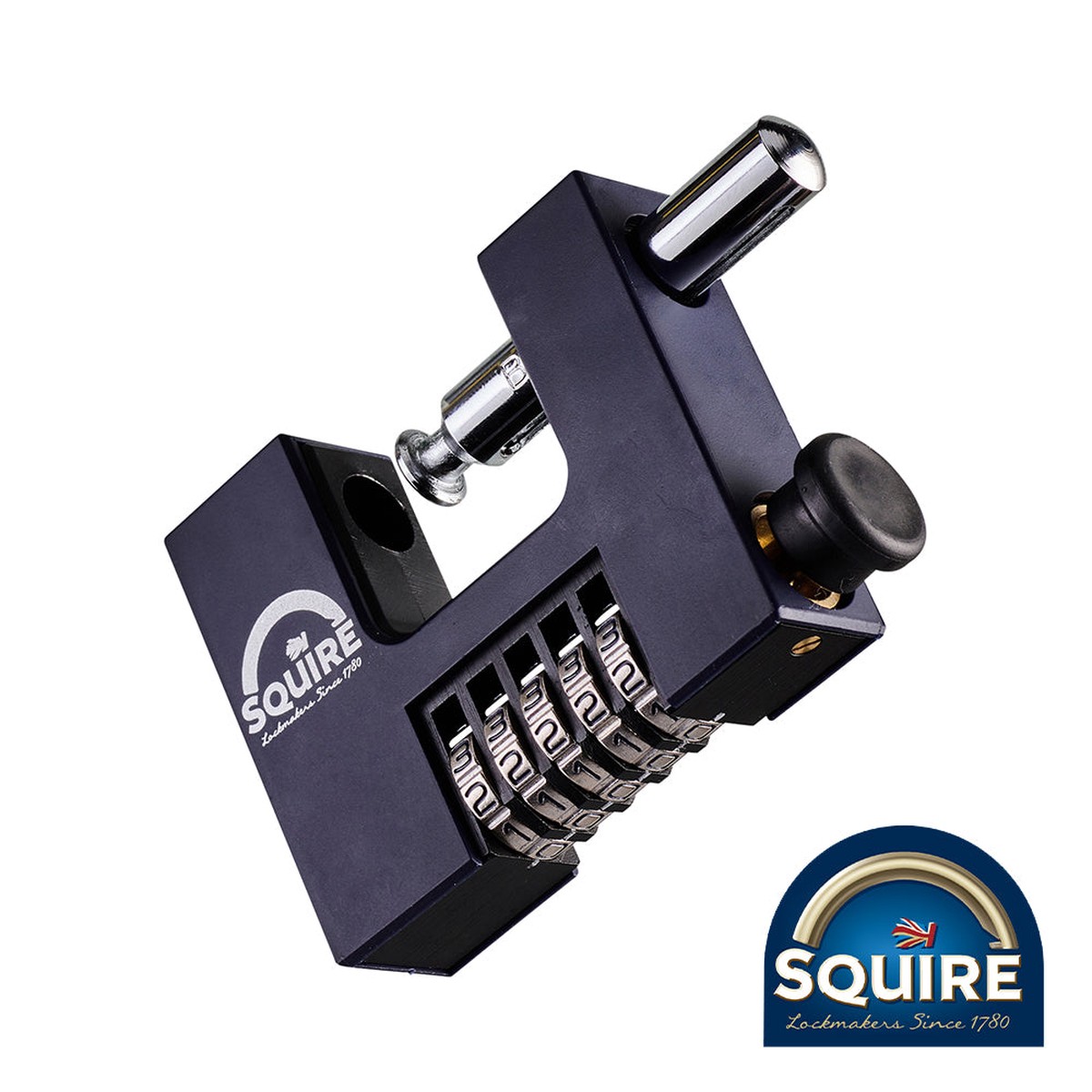 Squire - 5 Wheel Combination Block Lock - CBW85 85mm (1 Each Blister Pack)