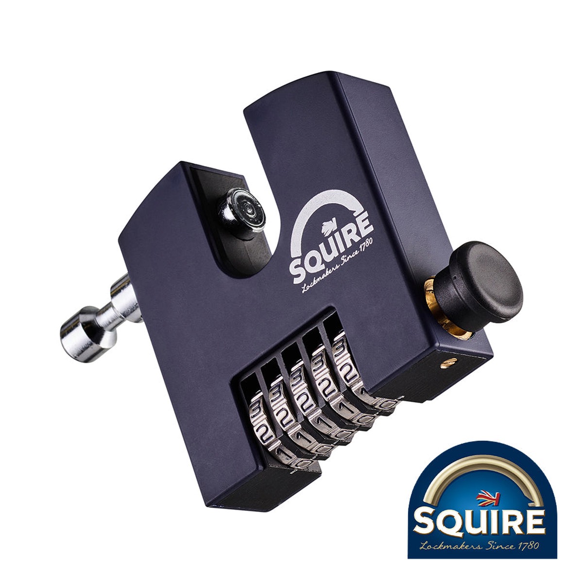 Squire - 5 Wheel Combination Block Lock - SHCB75 75mm (1 Each Blister Pack)