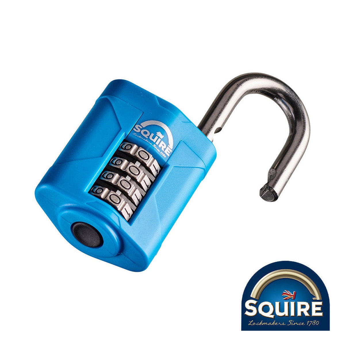 Squire - Combination Padlock - Stainless Steel Open Shackle - CP50S 50mm (1 Each Blister Pack)
