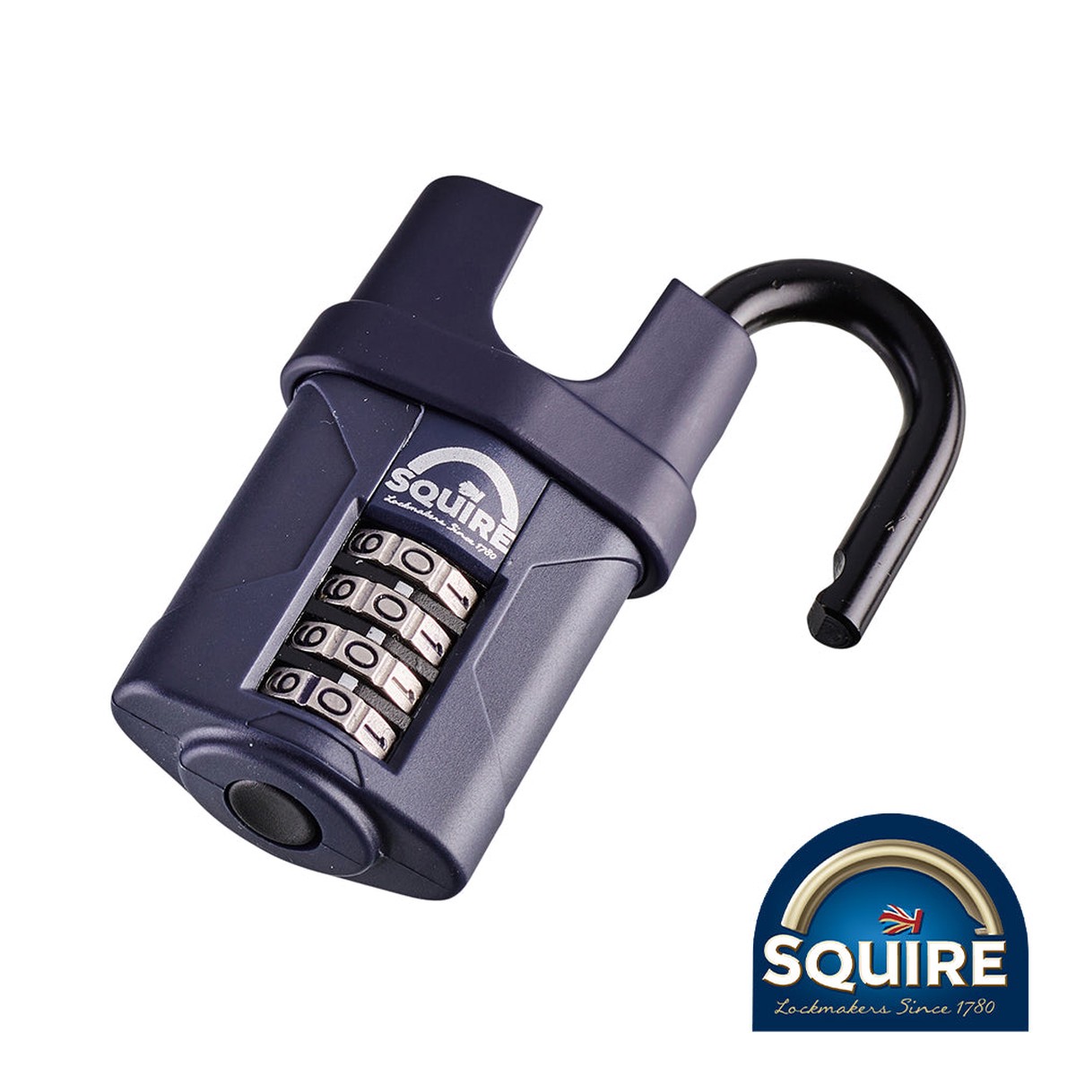 Squire - Combination Padlock - Steel Closed Shackle - CP40CS 40mm (1 Each Blister Pack)