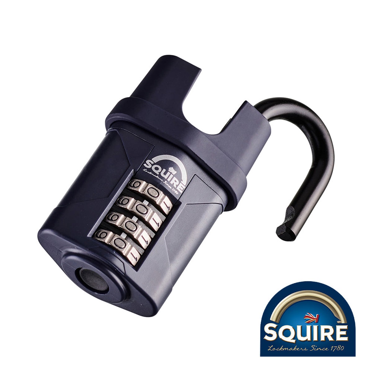 Squire - Combination Padlock - Steel Closed Shackle - CP50CS 50mm (1 Each Blister Pack)