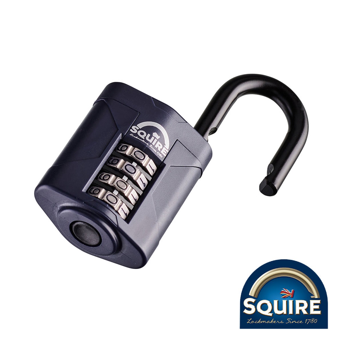 Squire - Combination Padlock - Steel Open Shackle - CP50 50mm (1 Each Blister Pack)