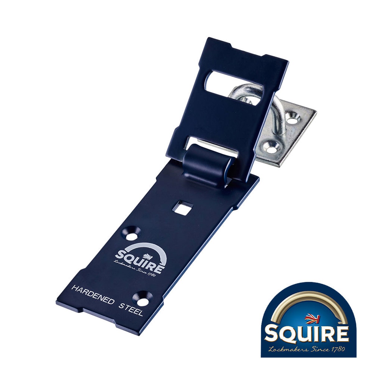 Squire - Hardened Steel Clam Hasp and Staple - NO.6H 152mm (1 Each Blister Pack)