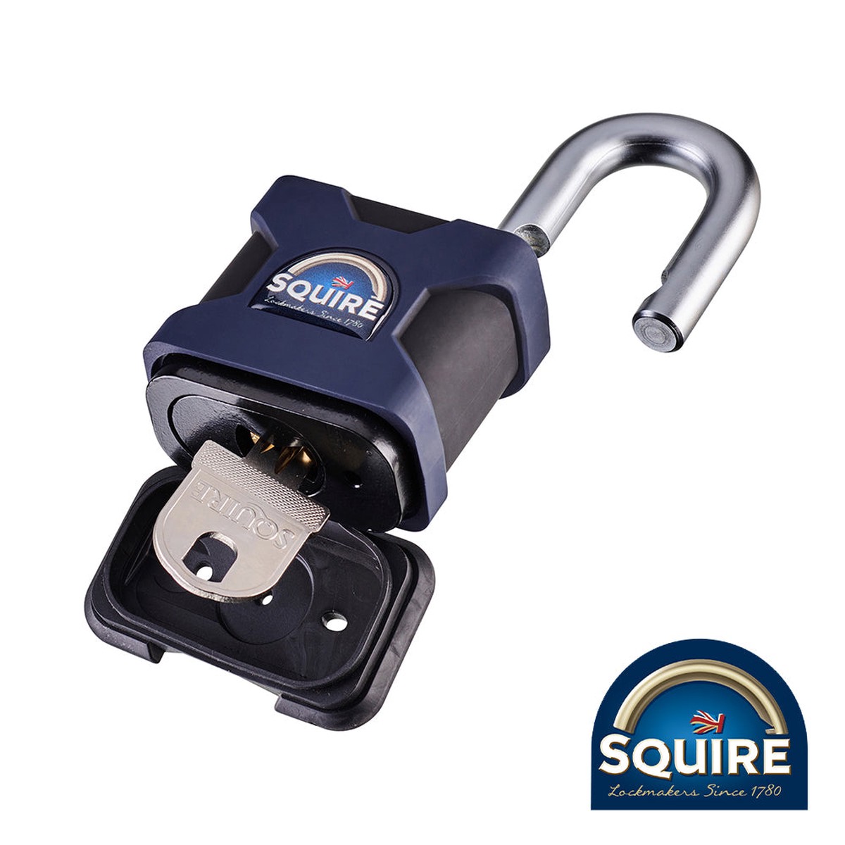 Squire - Stronghold Padlock - Open Shackle - SS50P5 50mm (1 Each Blister Pack)