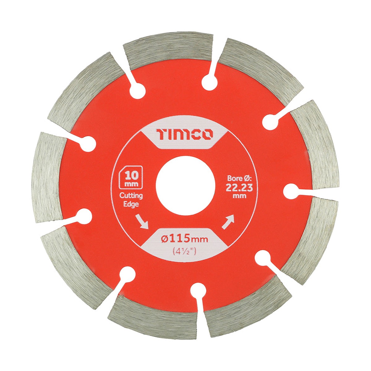 Timco - General Purpose Diamond Blade - Segmented 115 x 22.2 (1 Each Box)
