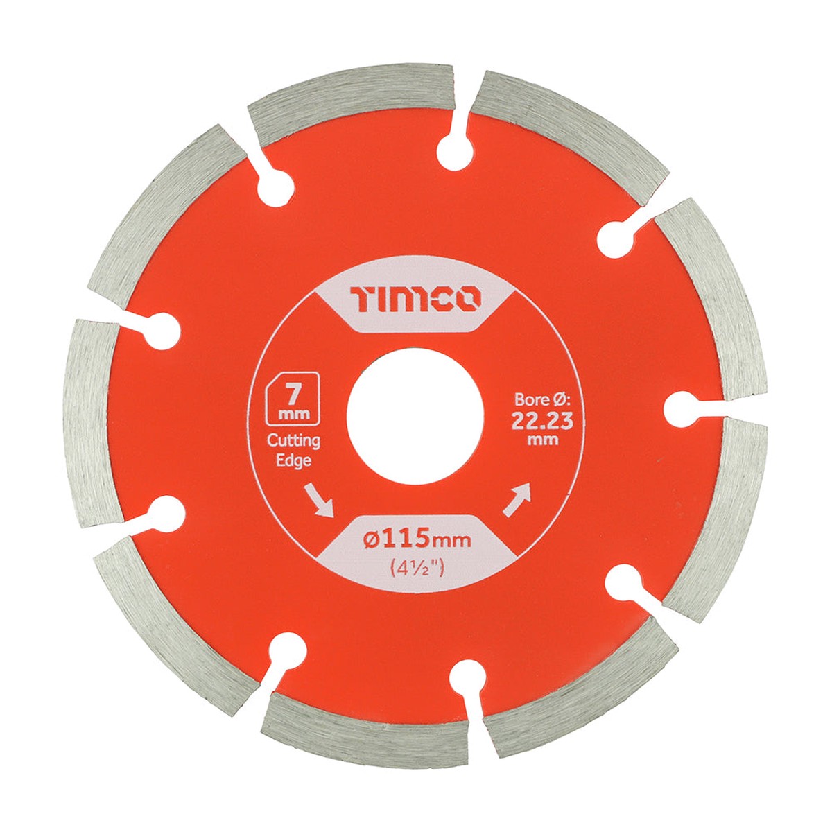 Timco - General Purpose Diamond Blade - Segmented 115 x 22.2 (3 Pieces Box)