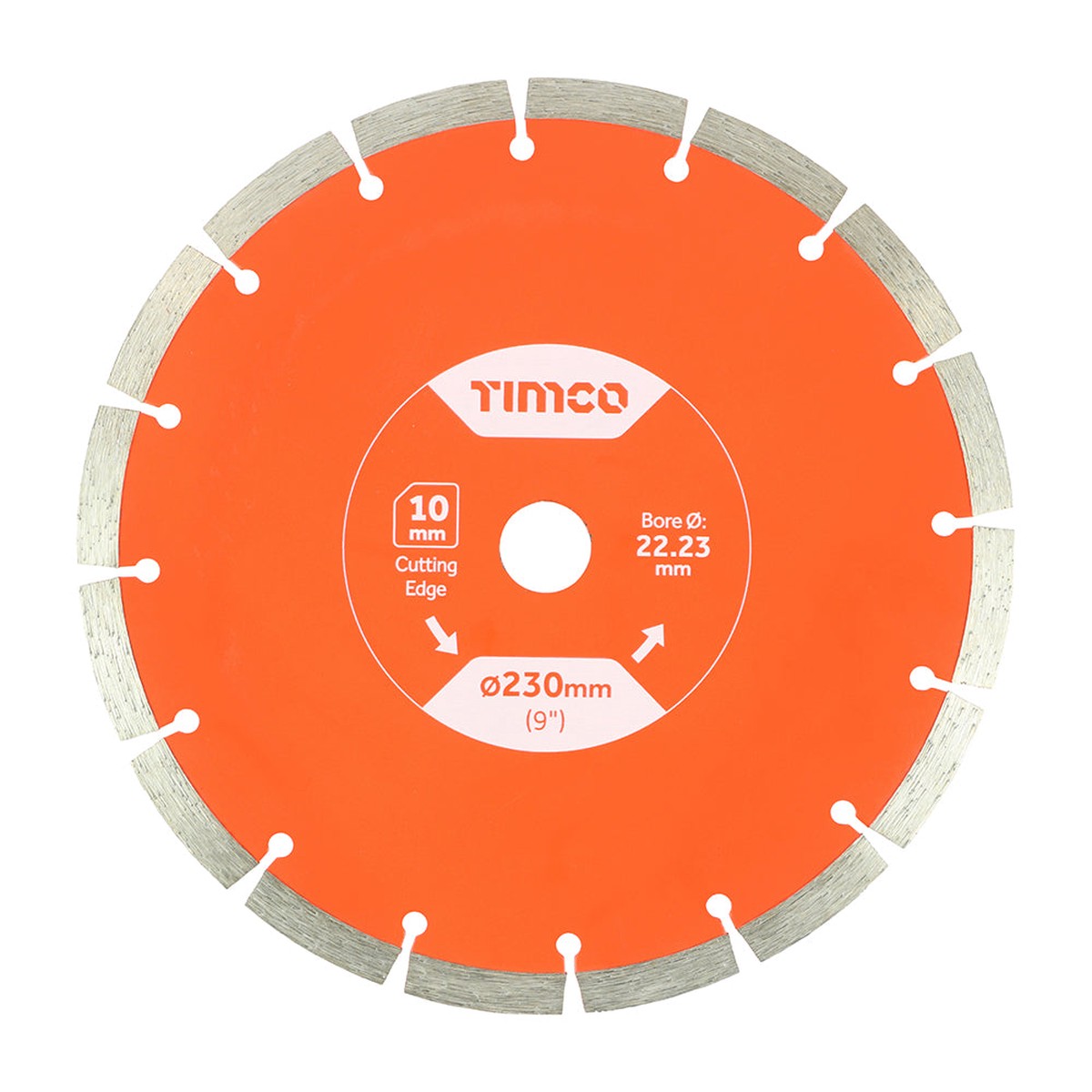 Timco - General Purpose Diamond Blade - Segmented 230 x 22.2 (1 Each Box)