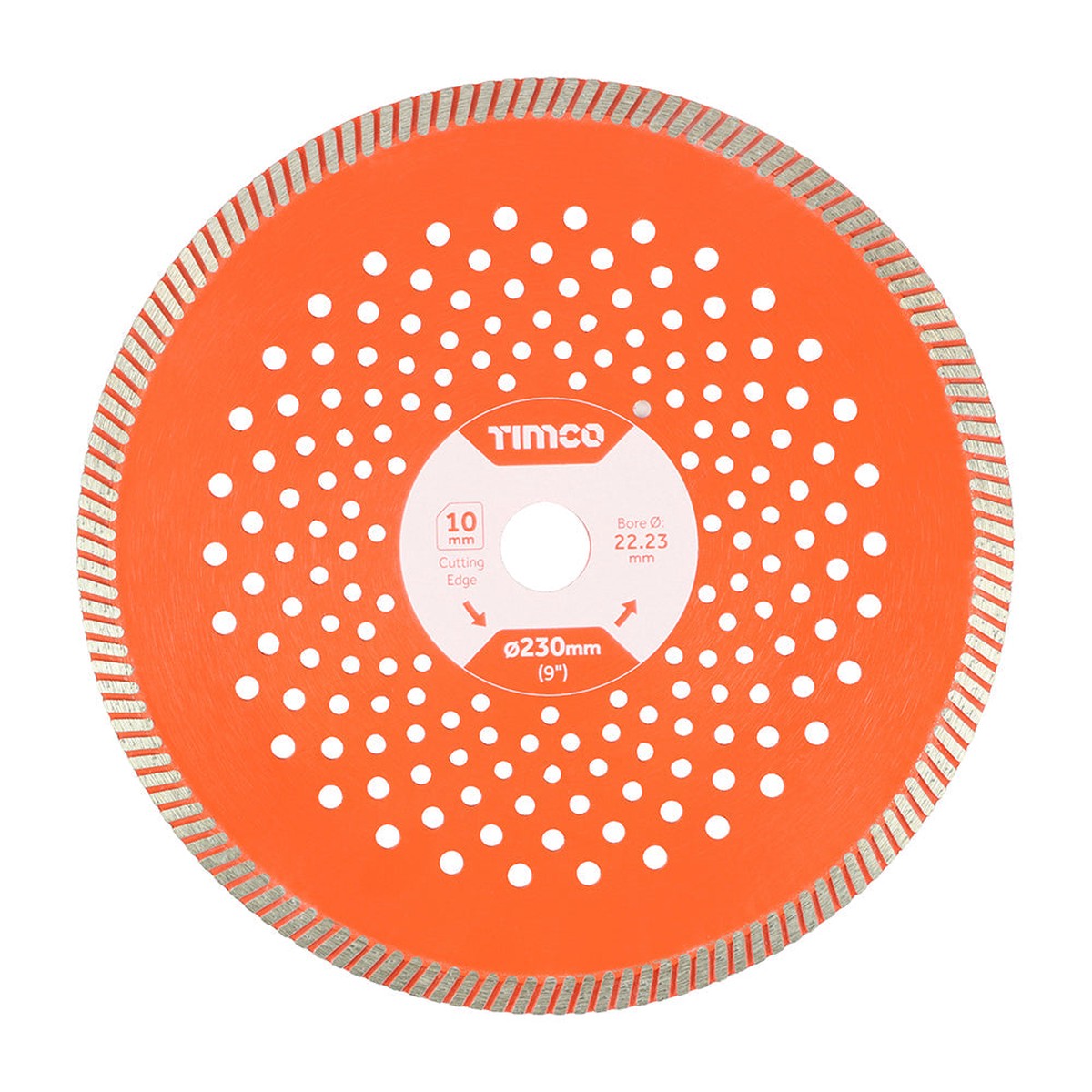 Timco - Premium Diamond Blade - Turbo Continuous 230 x 22.2 (1 Each Box)