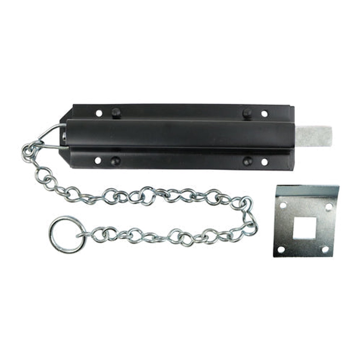 Timco - Spring Chain Bolt - Black 18" (1 Each TIMbag)