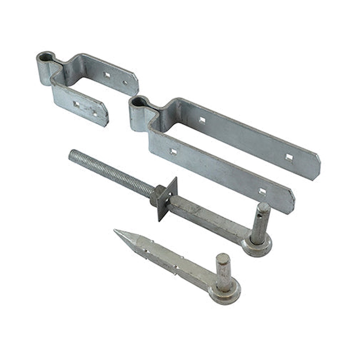 Timco - Standard Double Strap Hinge Set - Hot Dipped Galvanised 300mm (1 Each Plain Bag)