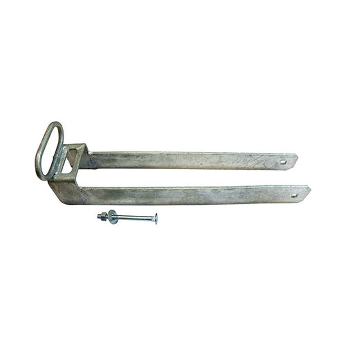 Timco - Throw-Over Gate Loop With Lifting Handle - Hot Dipped Galvanised 450mm (1 Each Plain Bag)