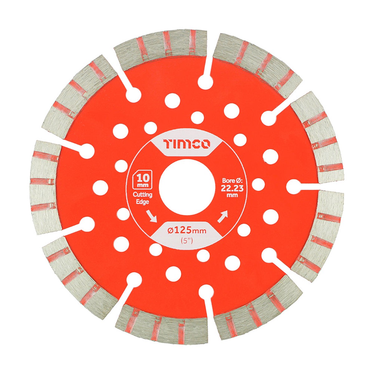 Timco - Trade Diamond Blade - Segmented 125 x 22.2 (1 Each Box)