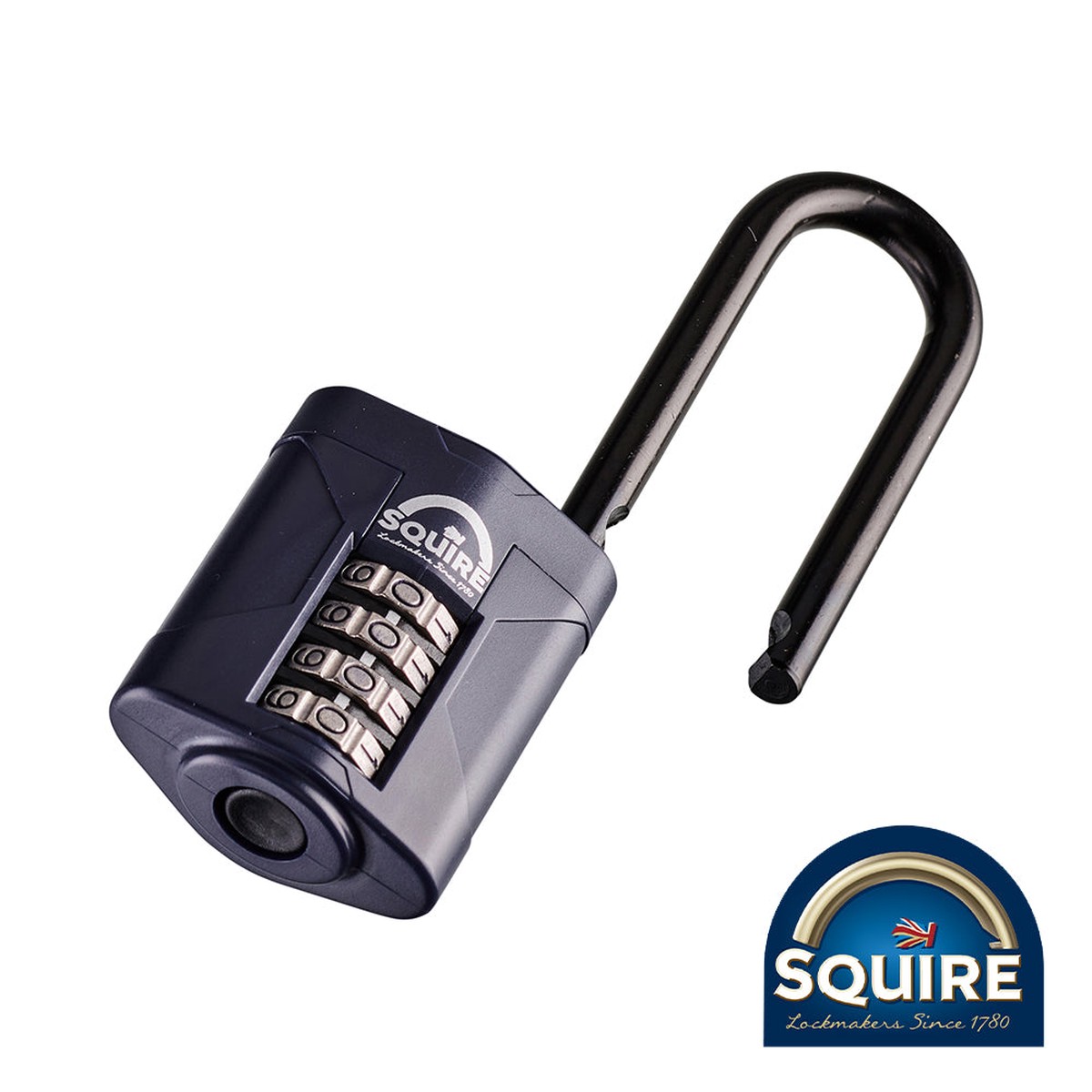 Squire - Combination Padlock - Steel 2.5" Long Shackle - CP50/2.5 50mm (1 Each Blister Pack)