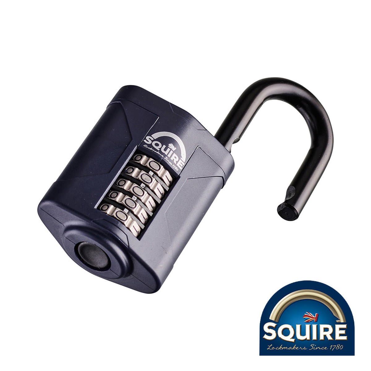 Squire - Combination Padlock - Steel Open Shackle - CP60 60mm (1 Each Blister Pack)