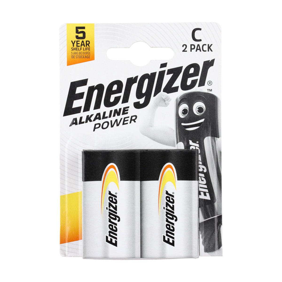Timco - Energizer Alkaline Power Battery C E93 (2 Pieces Pack)