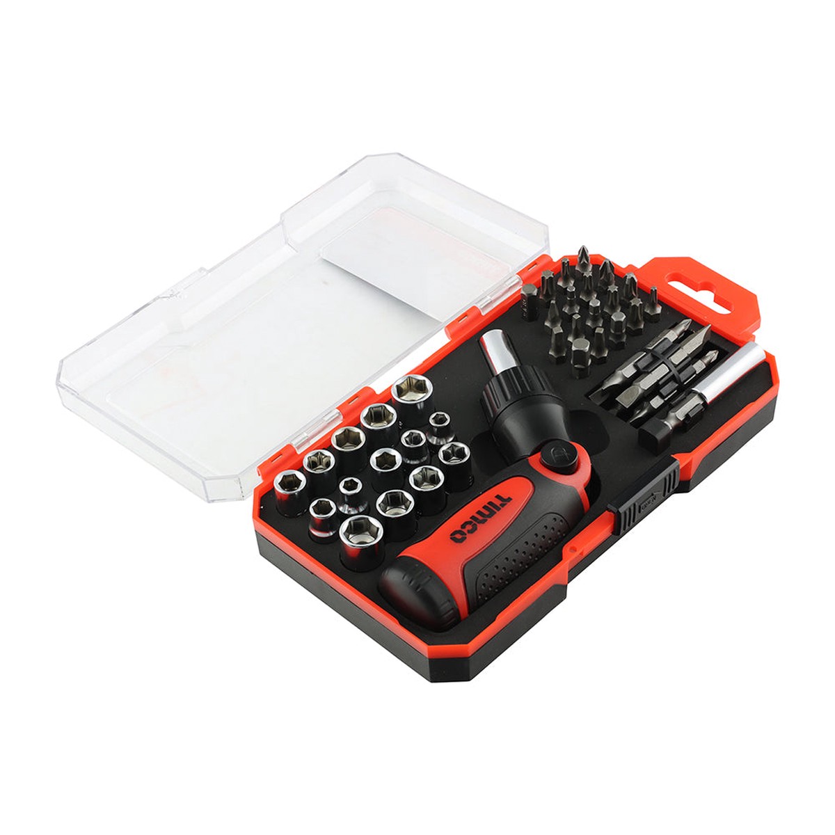Timco - Ratcheting Screwdriver Bit Set 46pcs (46 Pieces Case)