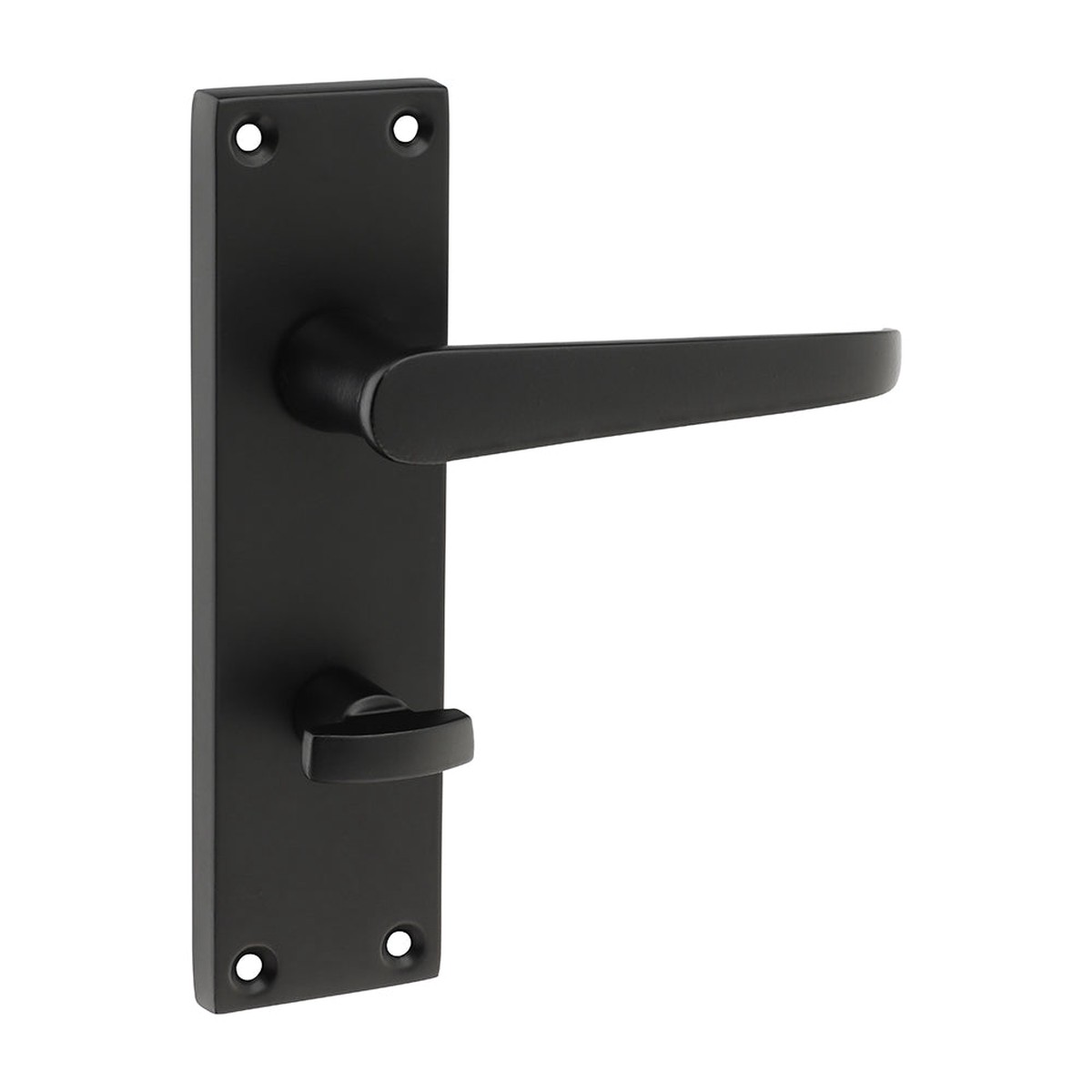 Timco - Victorian Straight Bathroom Handles - Matt Black 152 x 43 (1 Pairs Blister Pack)