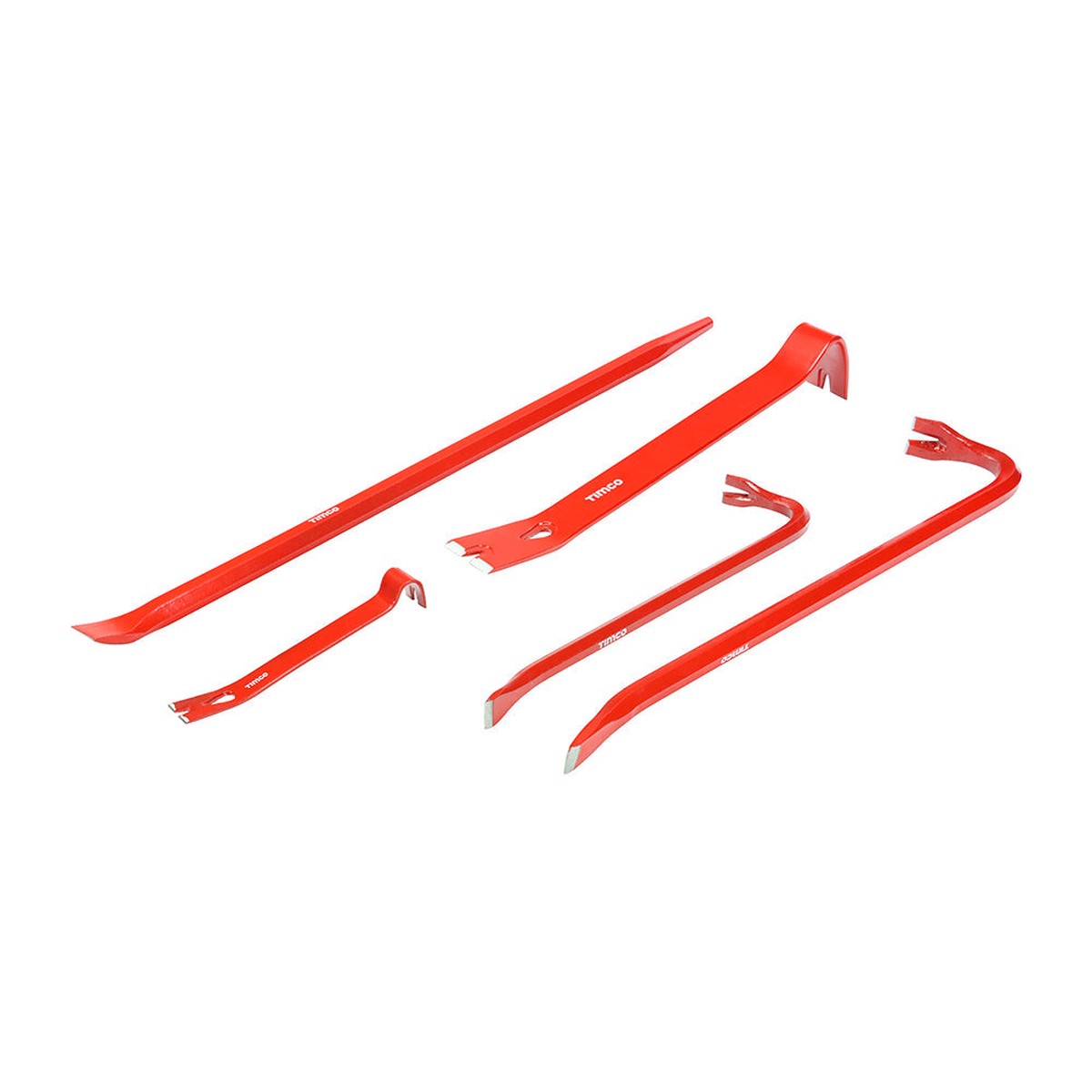 Timco - Wrecking & Pry Bar Set 5pcs (5 Pieces Box)