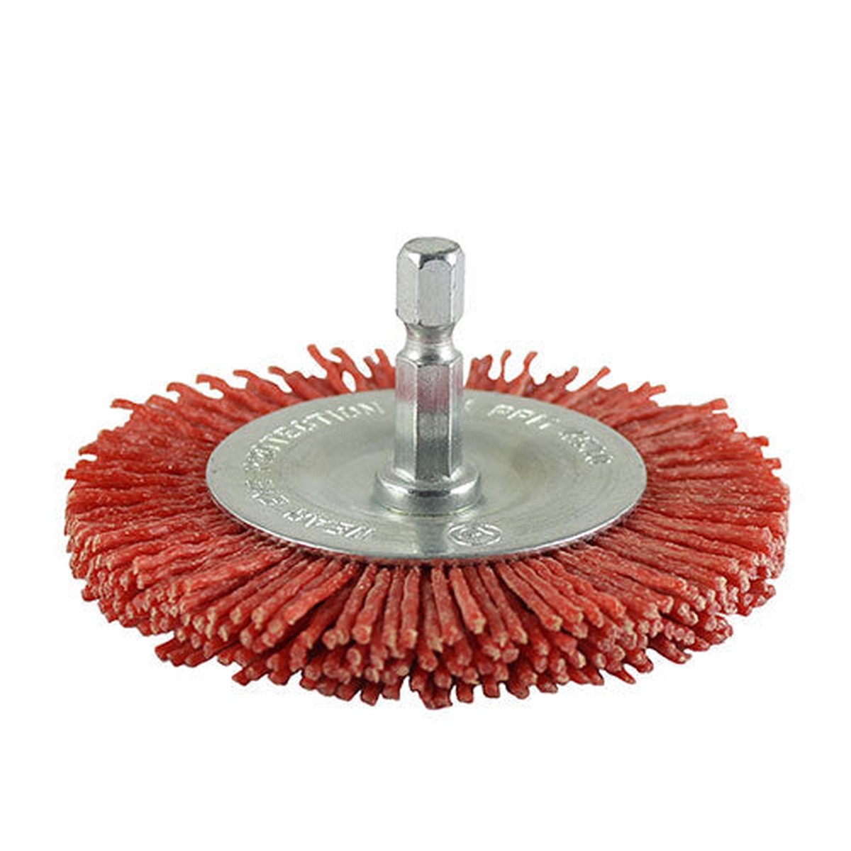 Timco - Drill Wheel Brush - Nylon 75mm (1 Each Blister Pack)