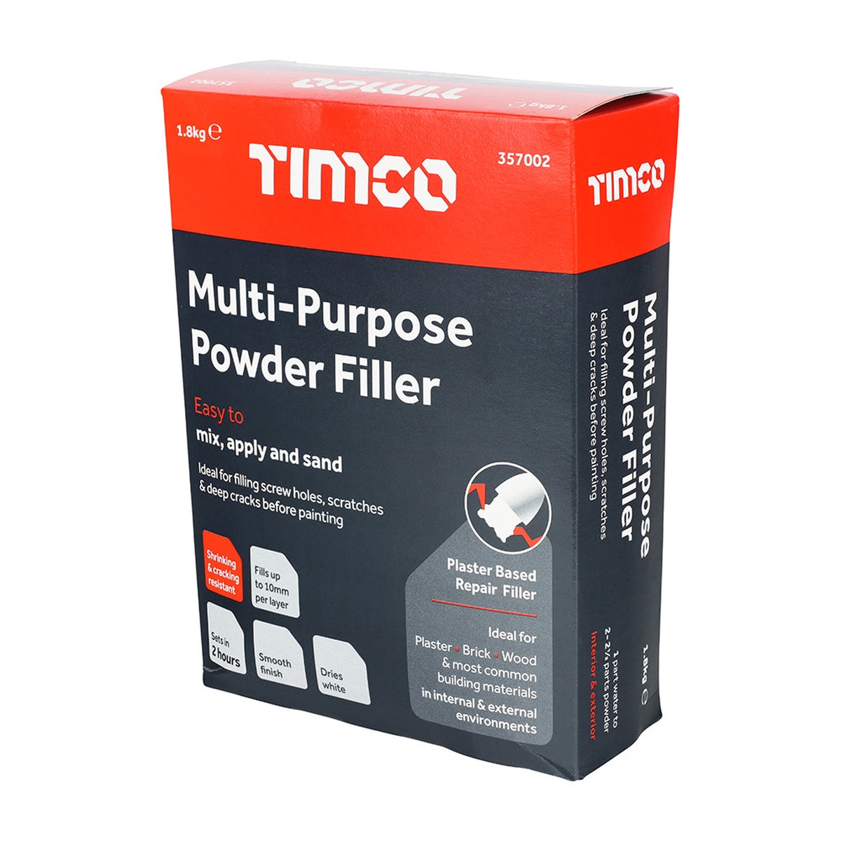 Timco - Multi-Purpose Powder Filler 1.8kg (1 Each Box)