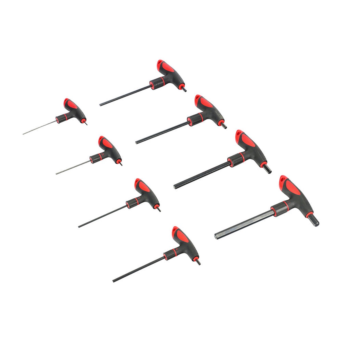Timco - T-Handle Hex Key Set 8pcs (8 Pieces Pack)