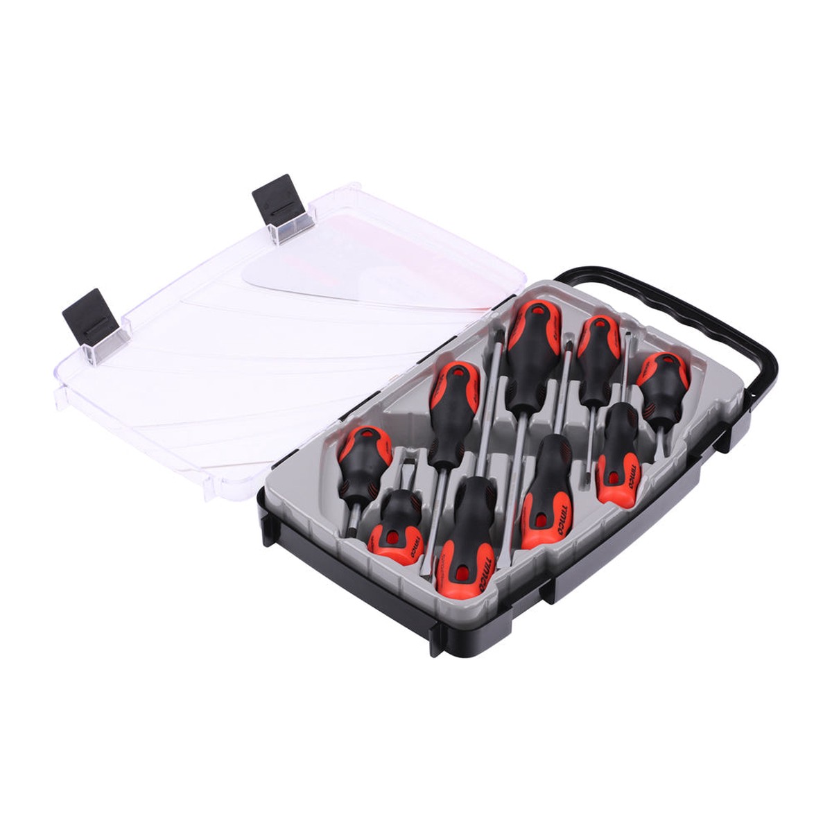 Timco - Tradesman's Screwdriver Set 9pcs (9 Pieces Case)