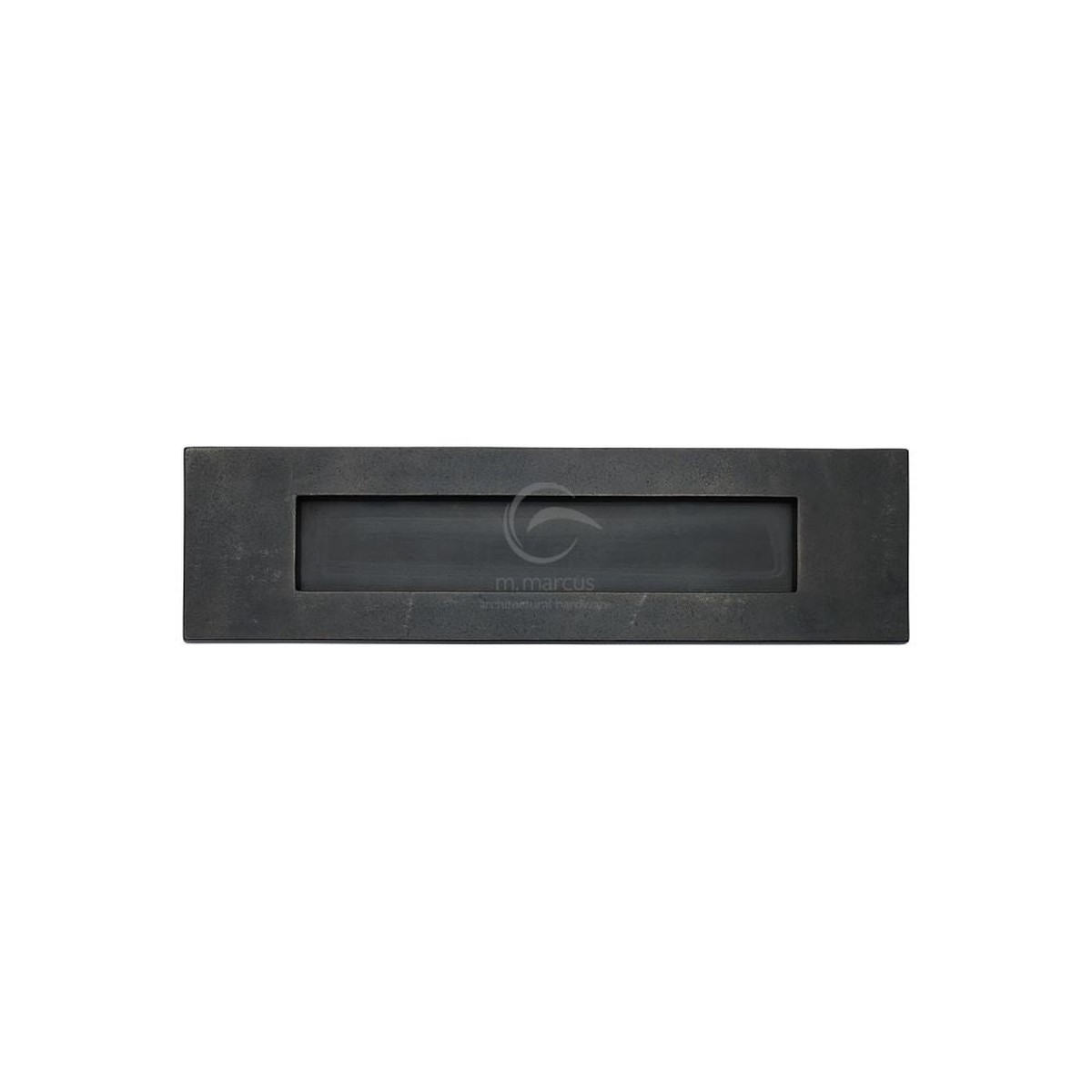 M.Marcus - Rustic Dark Bronze Letterplate 13 1/2" x 3 2/3"