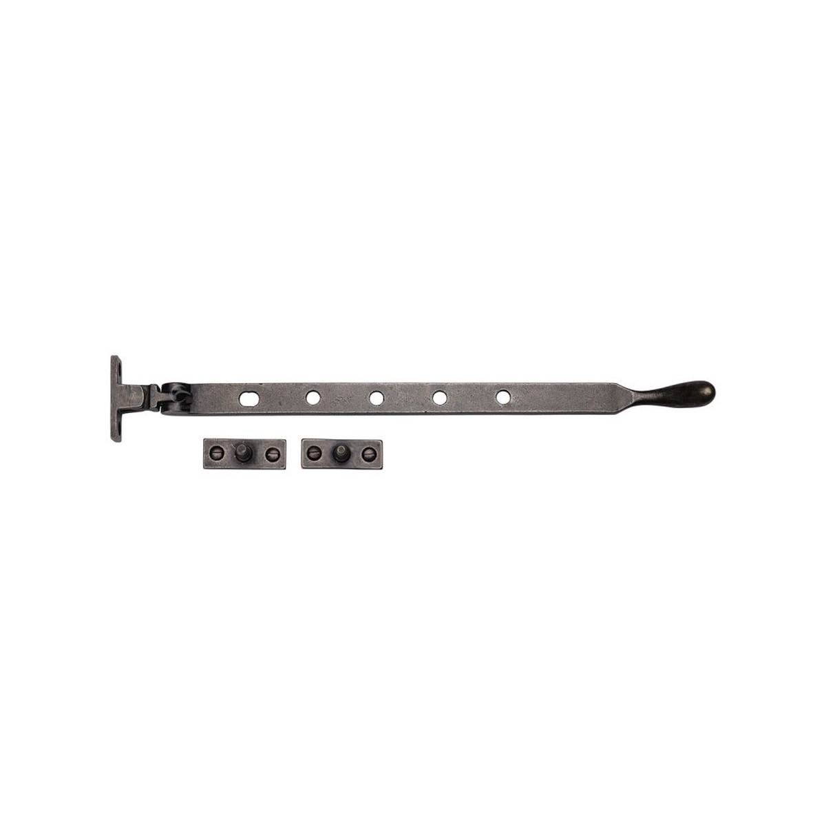 M.Marcus - Rustic Pewter Casement Stay 12"