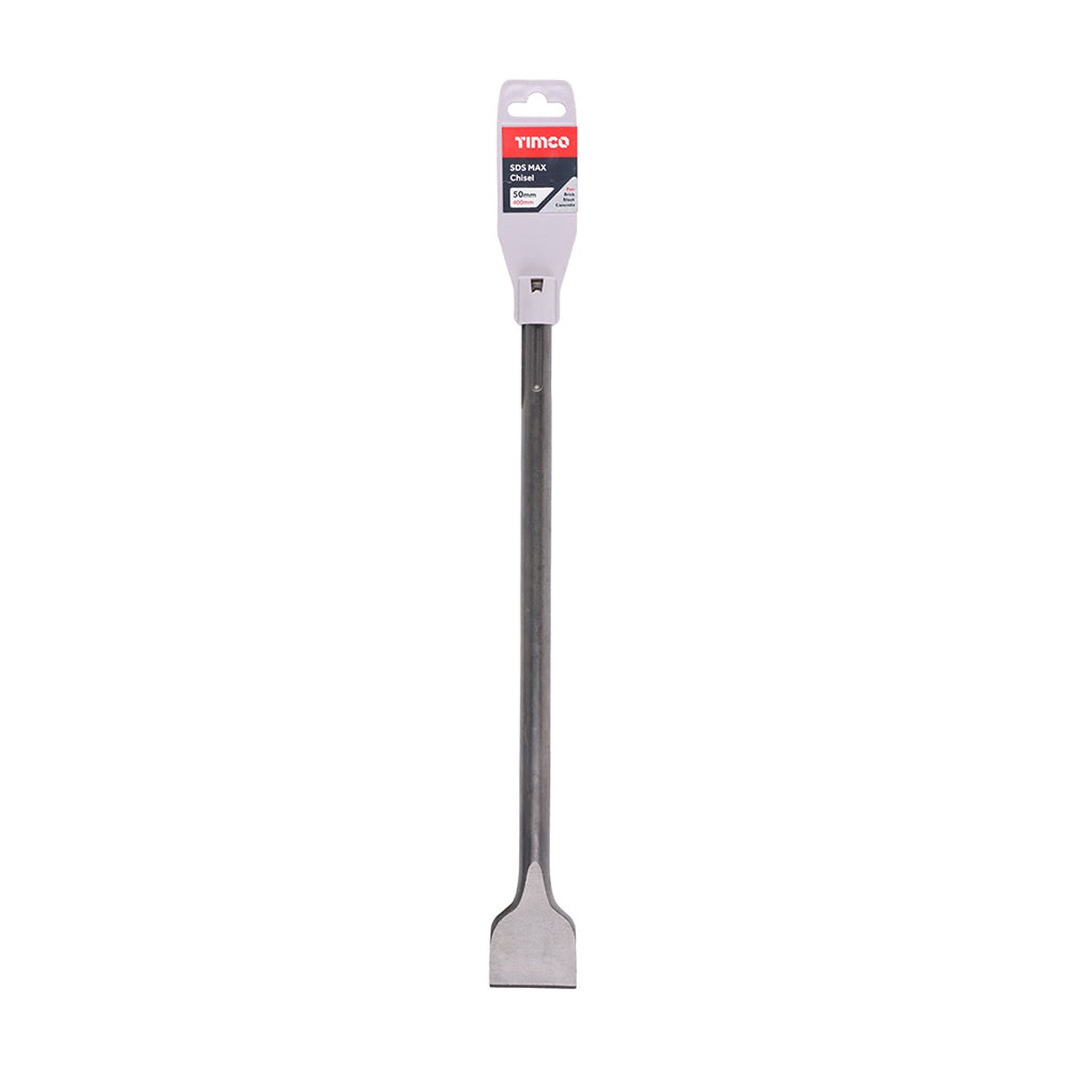 Timco - SDS Max Steels - Wide Chisel 50 x 400 (1 Each Clip)
