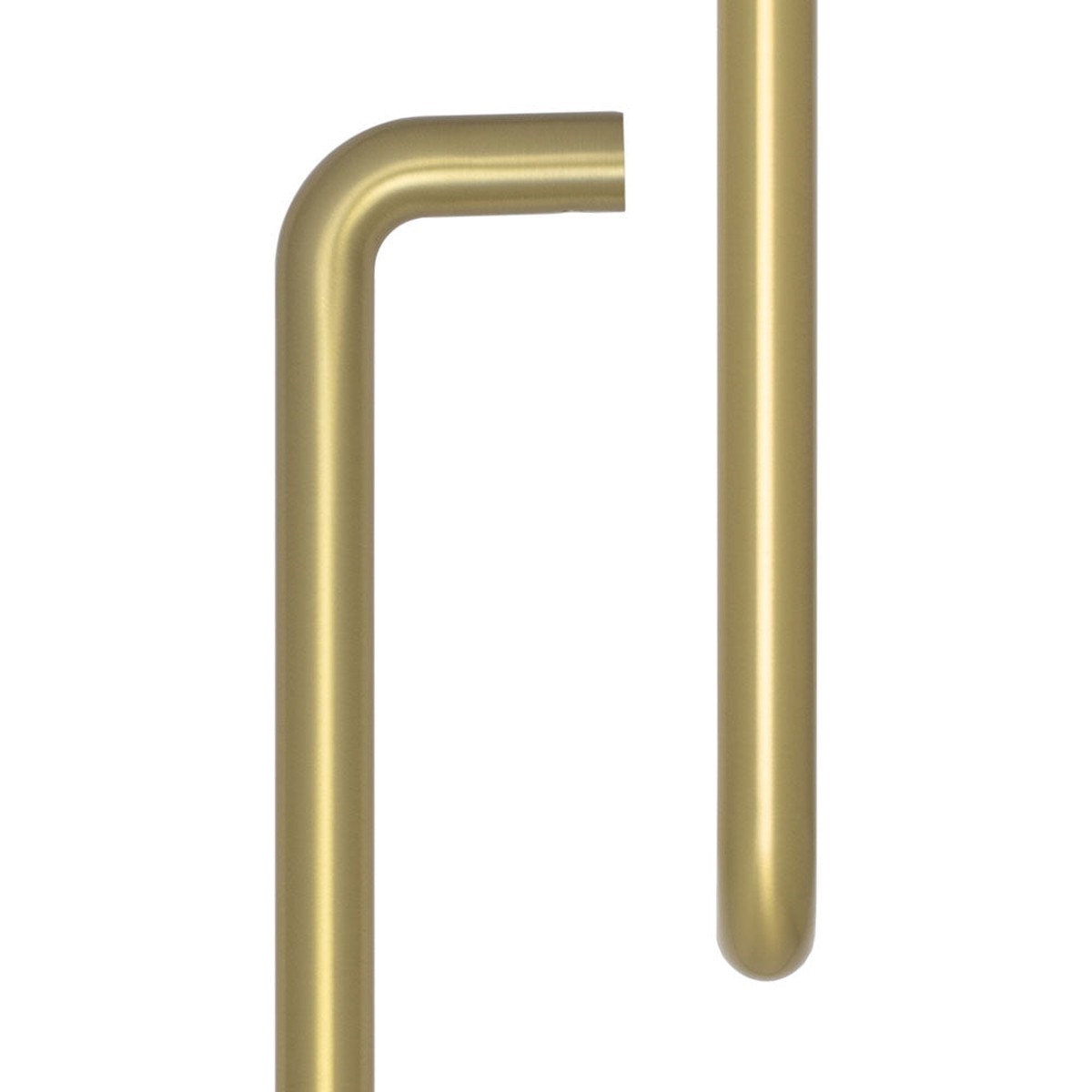 CRES - 425mm Face Fix Satin Brass D Shape Pull Handle