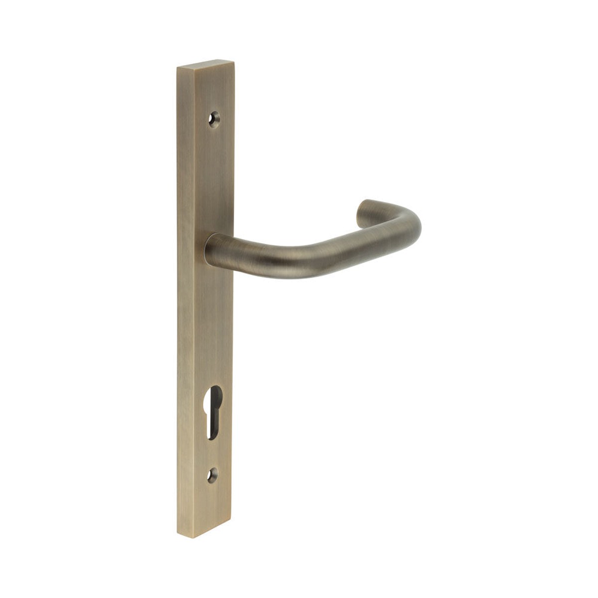 CRES - CR-106 Antique Brass Multi Point Backplate Door Handle