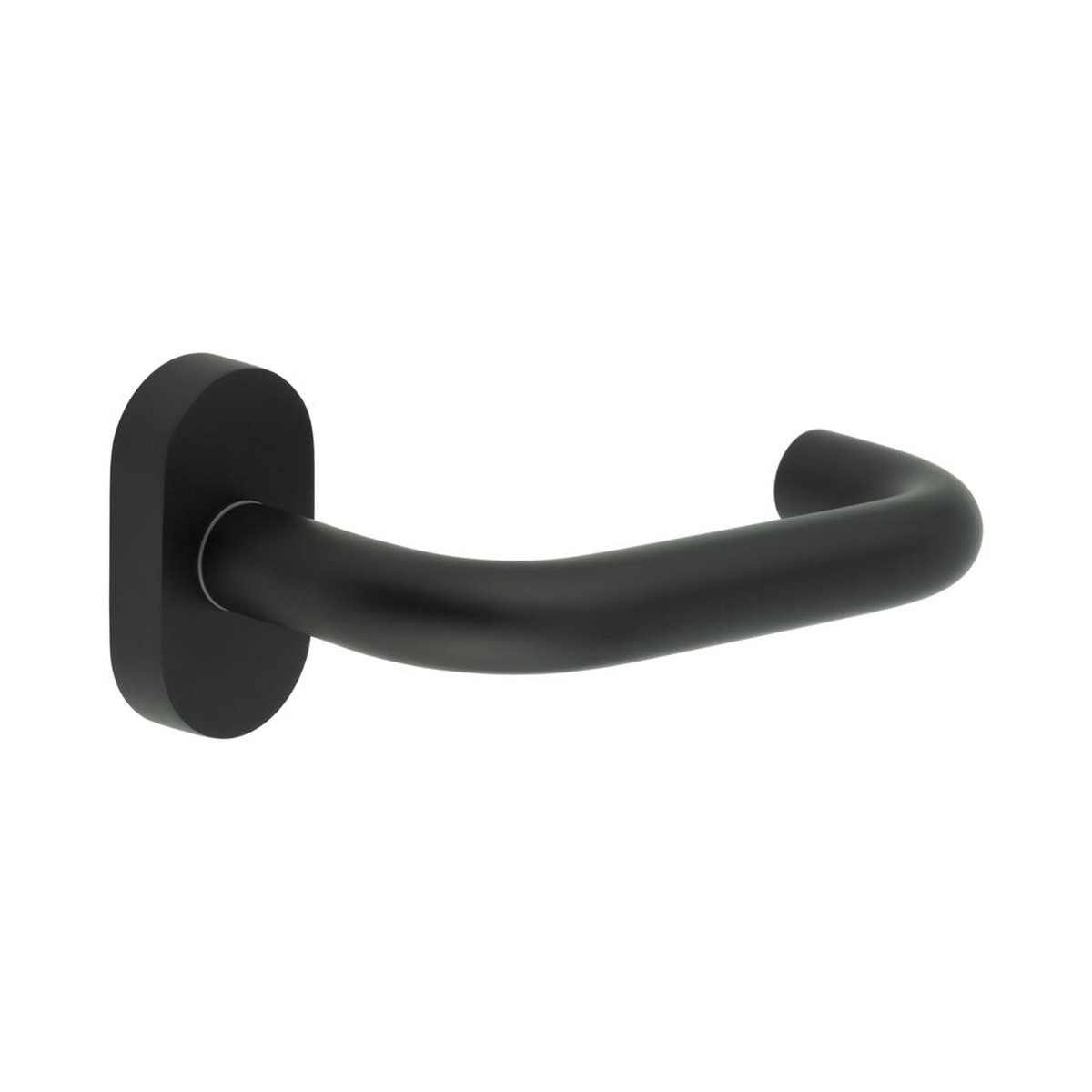 CRES - CR-106 Black Multi Point Oval Rose Door Handle