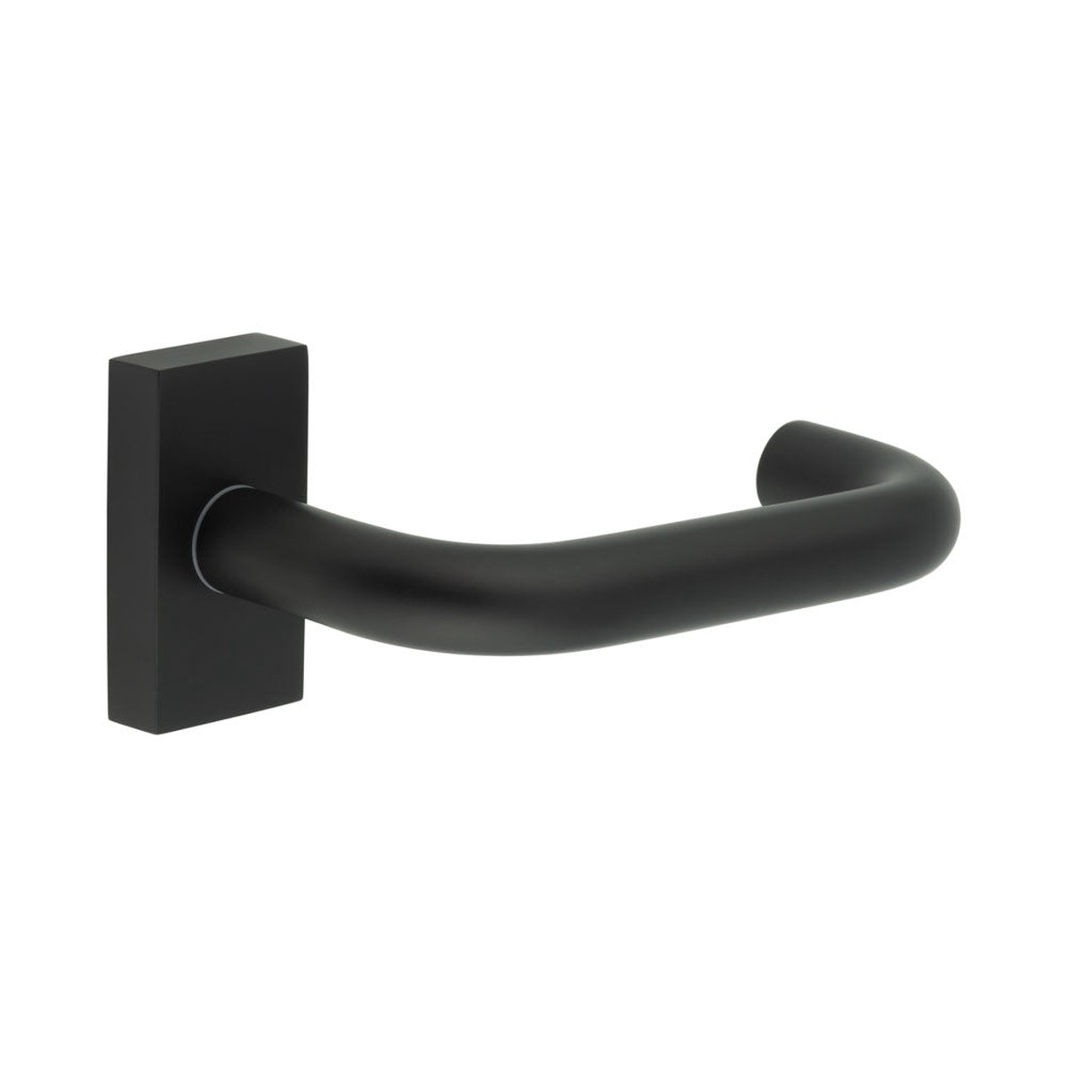 CRES - CR-106 Black Multi Point Rectangular Rose Door Handle