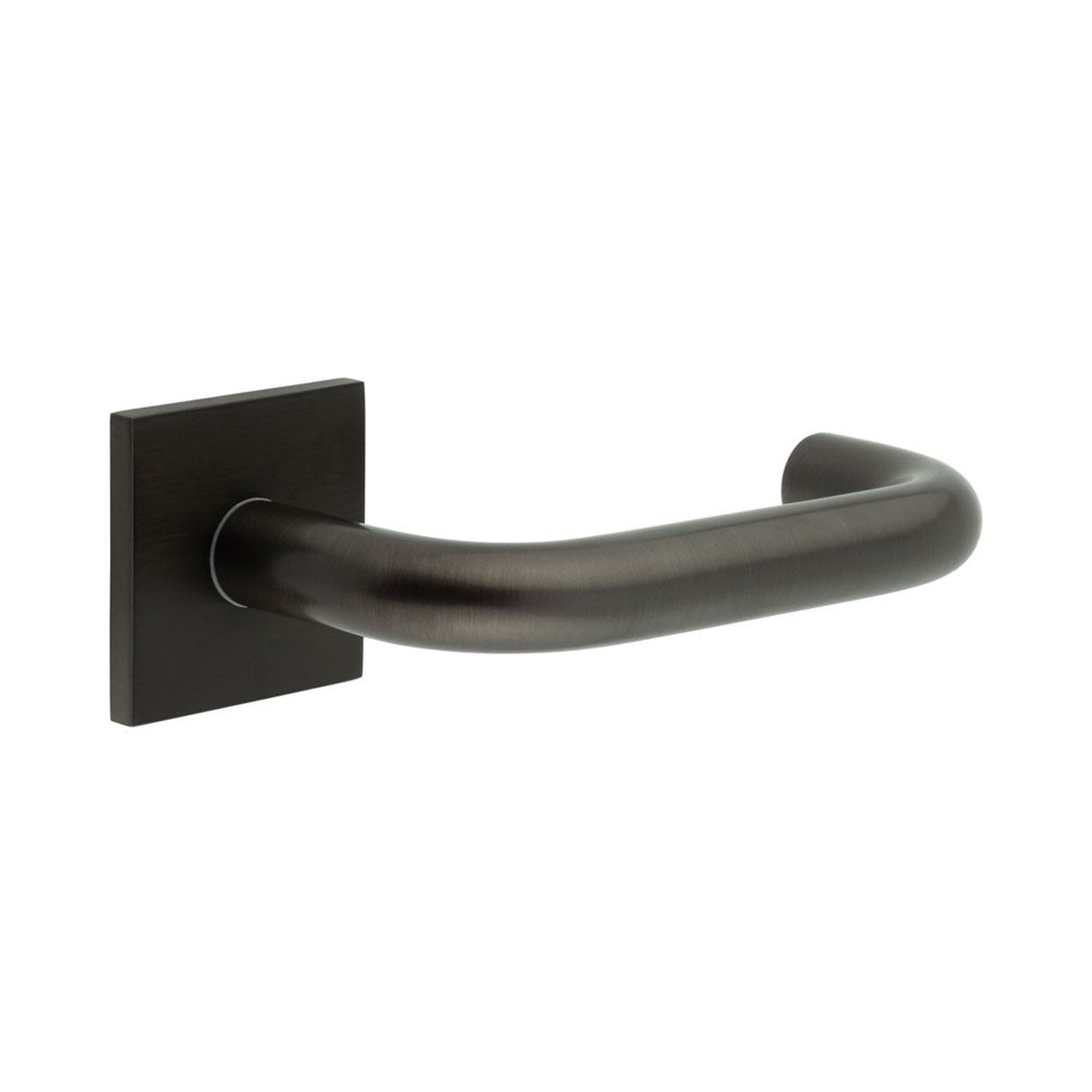CRES - CR-106 Dark Bronze Fixed Dead Square Rose Door Handle