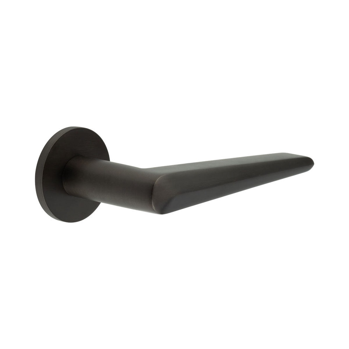 CRES - CR-107 Dark Bronze Fixed Dead Round Rose Door Handle