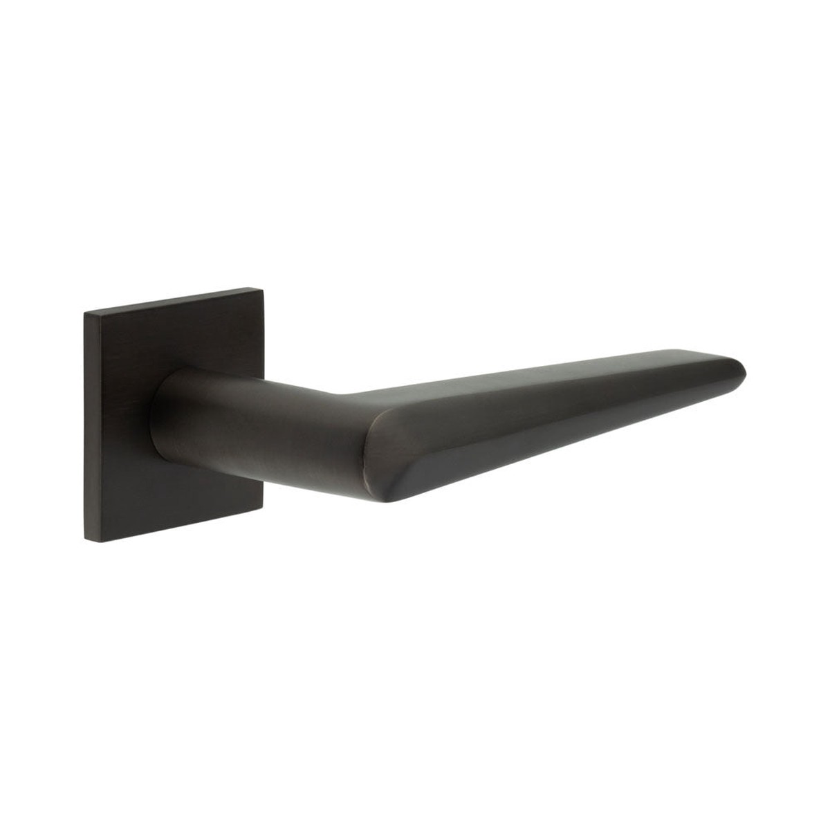 CRES - CR-107 Dark Bronze Sprung Square Rose Door Handle